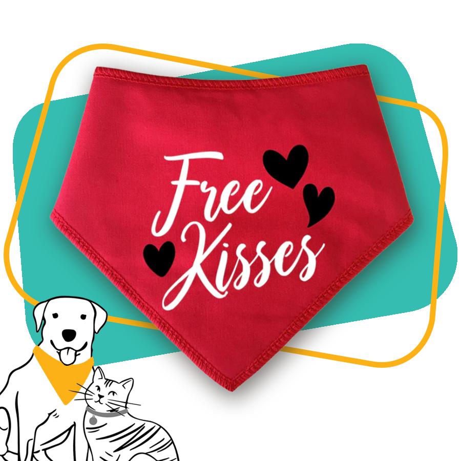 Dog valentine bandana best sale