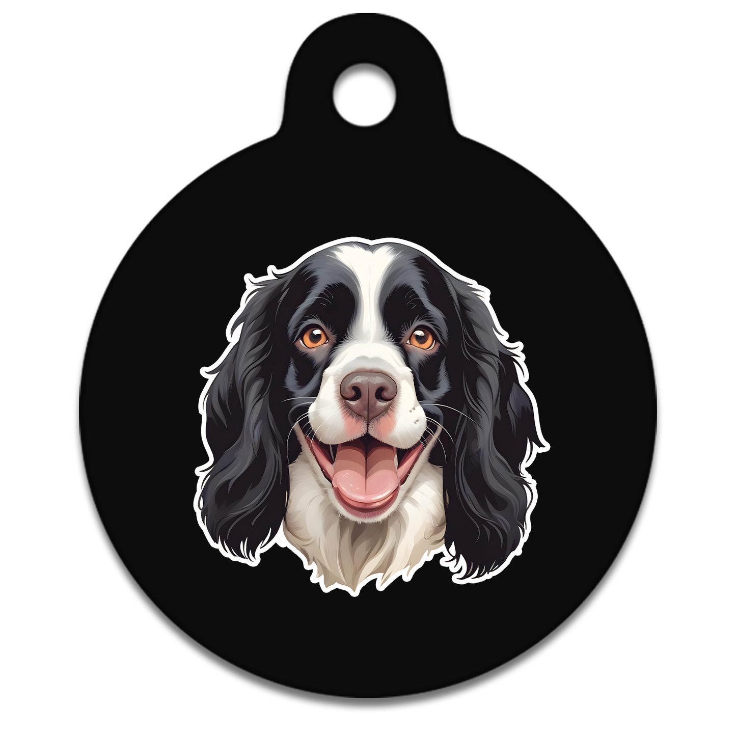 38mm Diameter Large Size - Cocker Spaniel Design