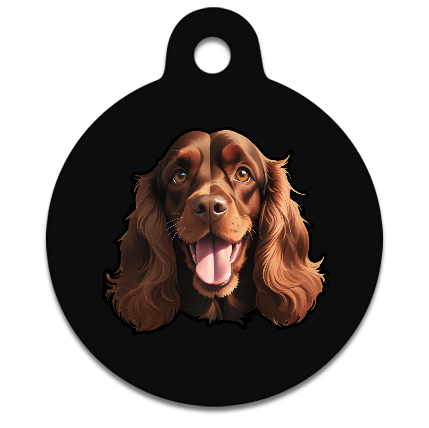 38mm Diameter Large Size - Cocker Spaniel Design