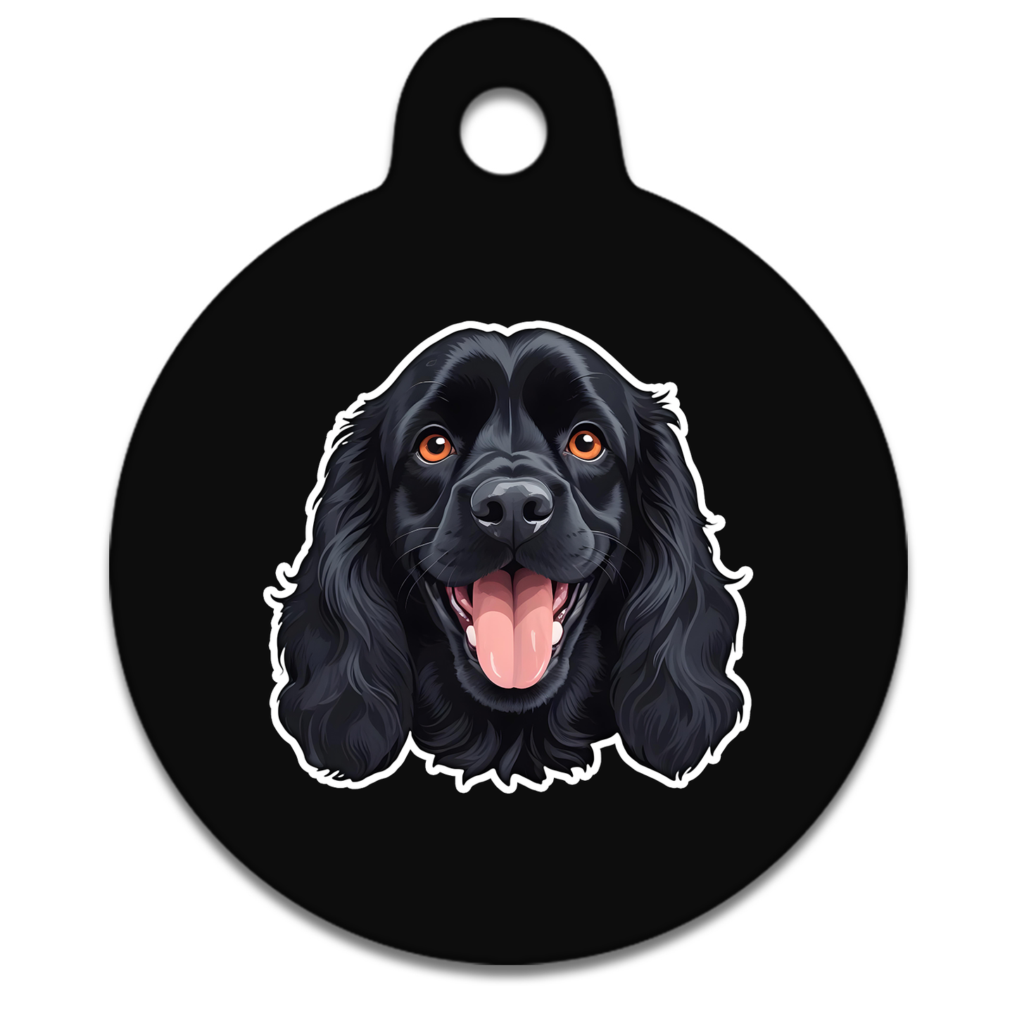 19mm Diameter Tiny Size - Cocker Spaniel Design