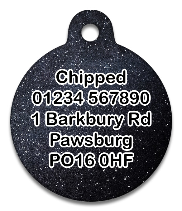 Star Paws Green - Pet ID Tag