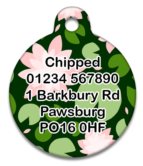 Lily Pads - Pet ID Tag