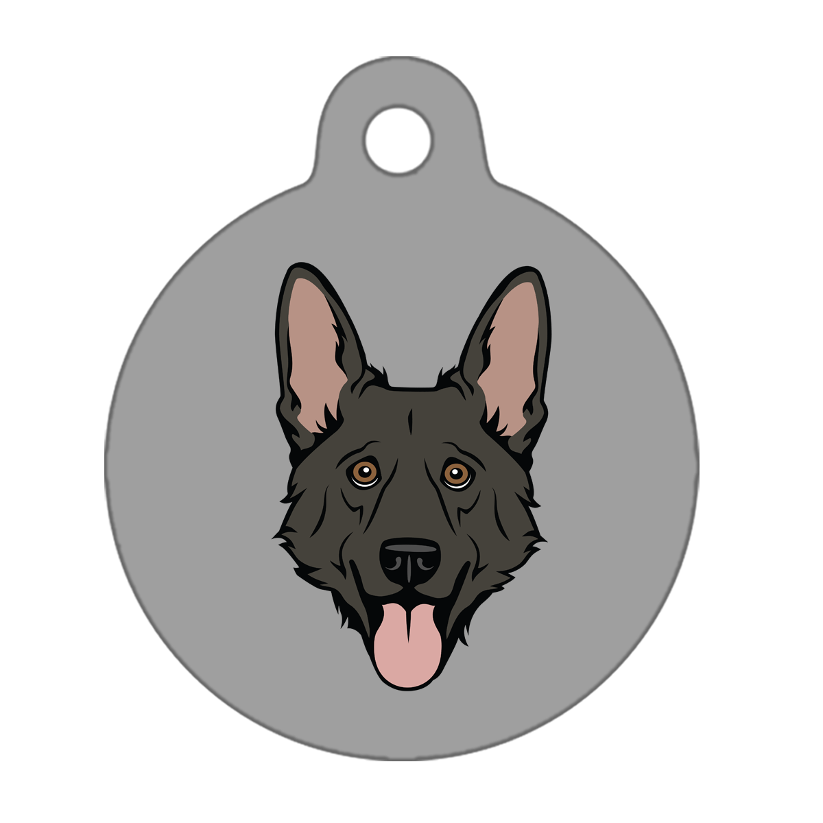 25mm Diameter Small Size - German Shepherd Dog