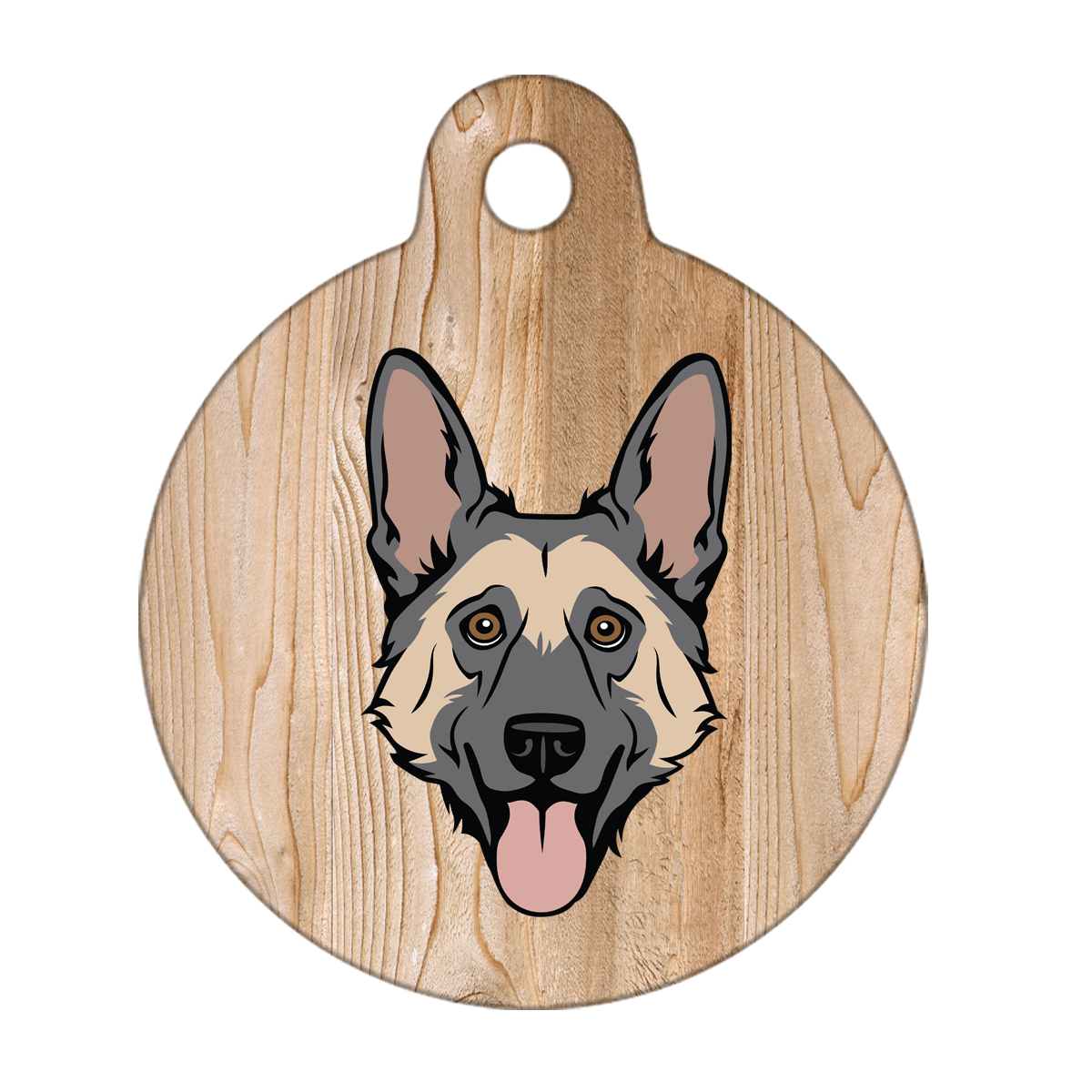 25mm Diameter Small Size - German Shepherd Dog