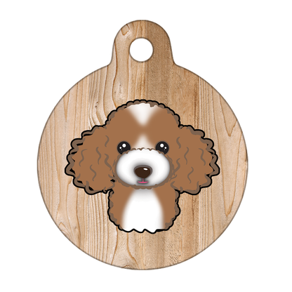 19mm Diameter Tiny Size - Poodle Design