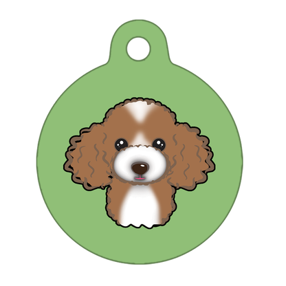 38mm Diameter Large Size - Poodle Design