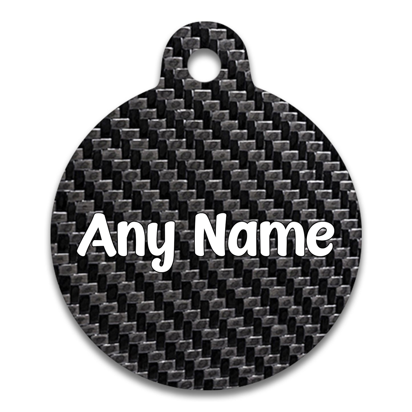 Carbon Fibre - Pet ID Tag