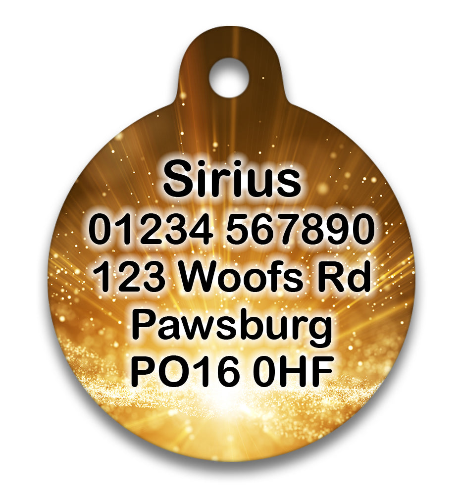 Lightweight cat outlet id tags