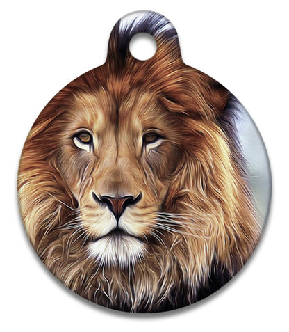 Lion Head- Pet ID Tag