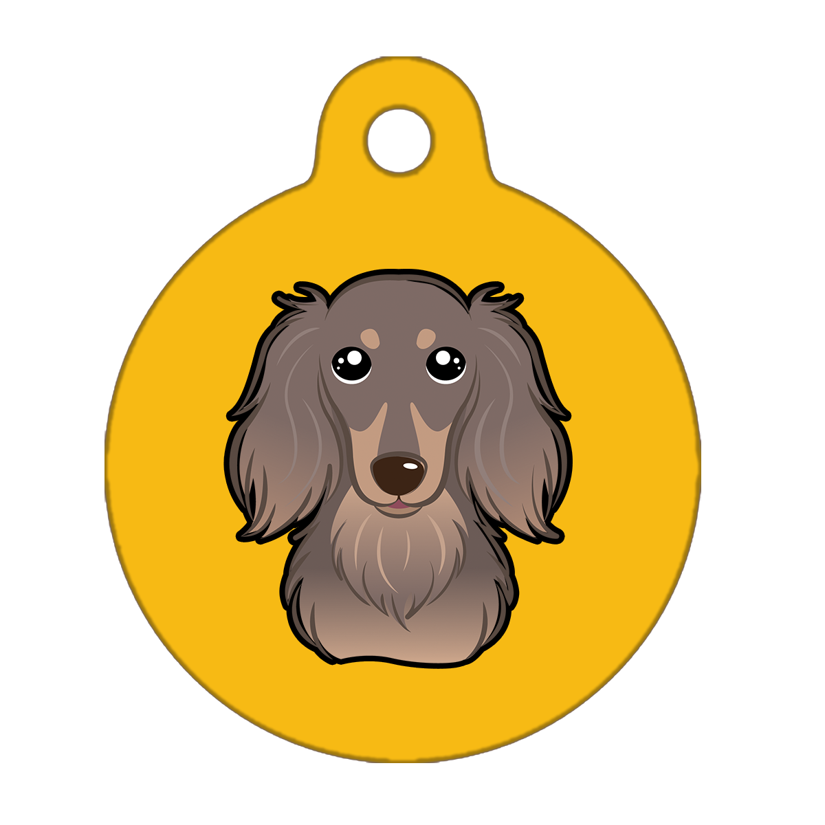 38mm Diameter Large Size - Dachshund Dog