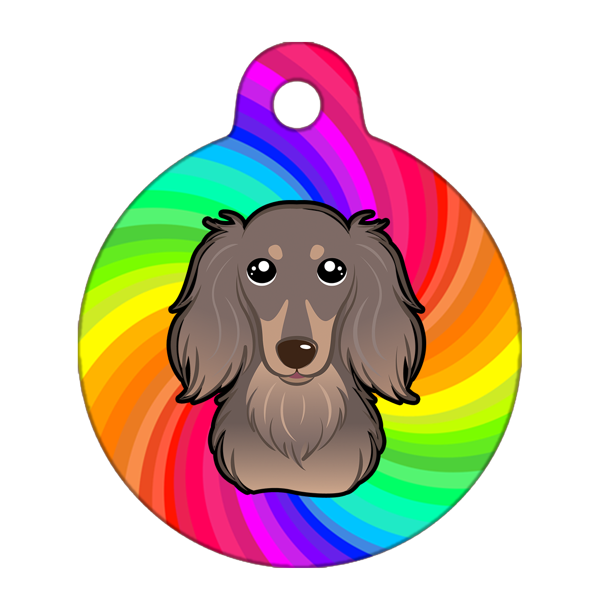 38mm Diameter Large Size - Dachshund Dog