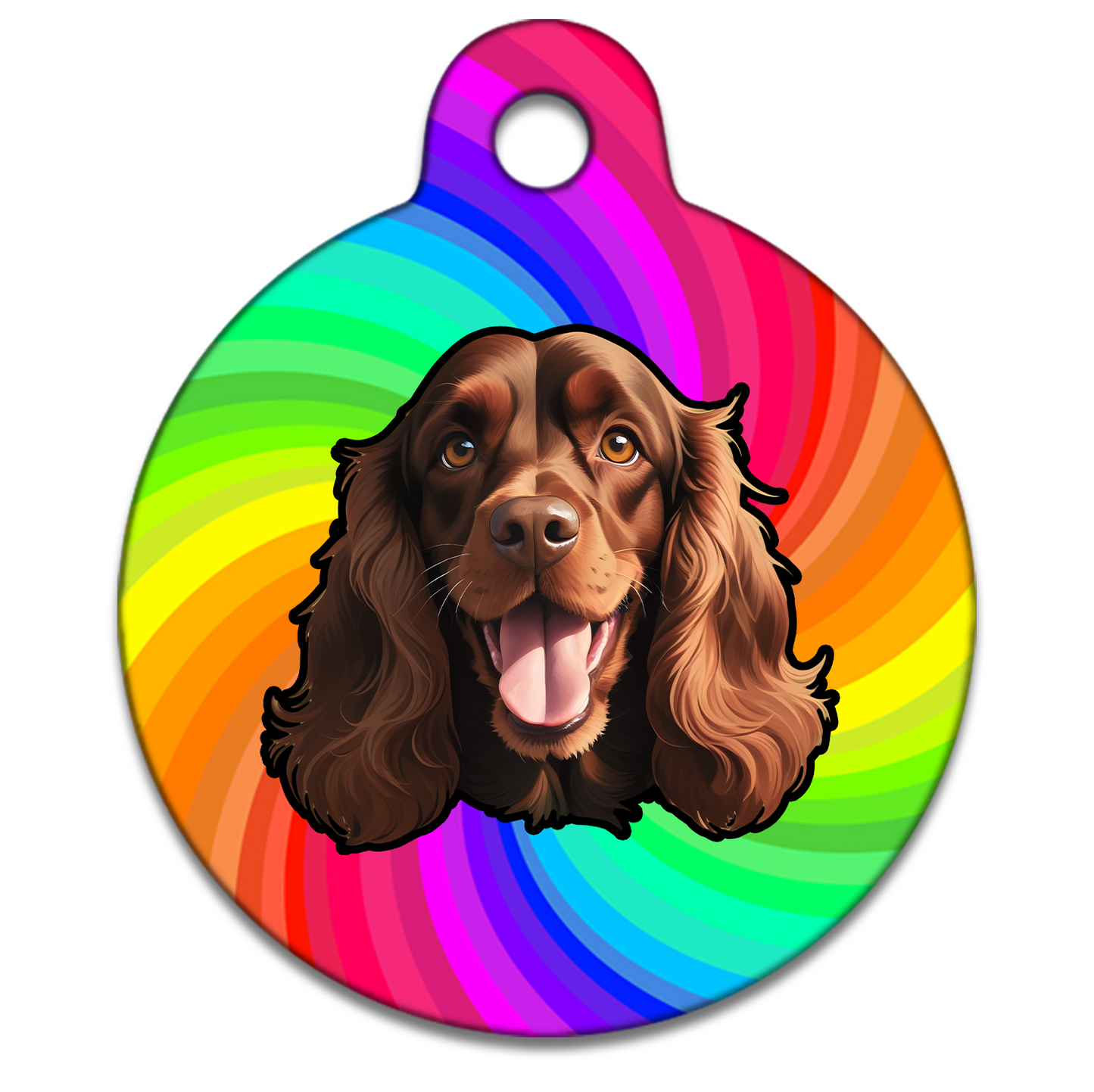 19mm Diameter Tiny Size - Cocker Spaniel Design