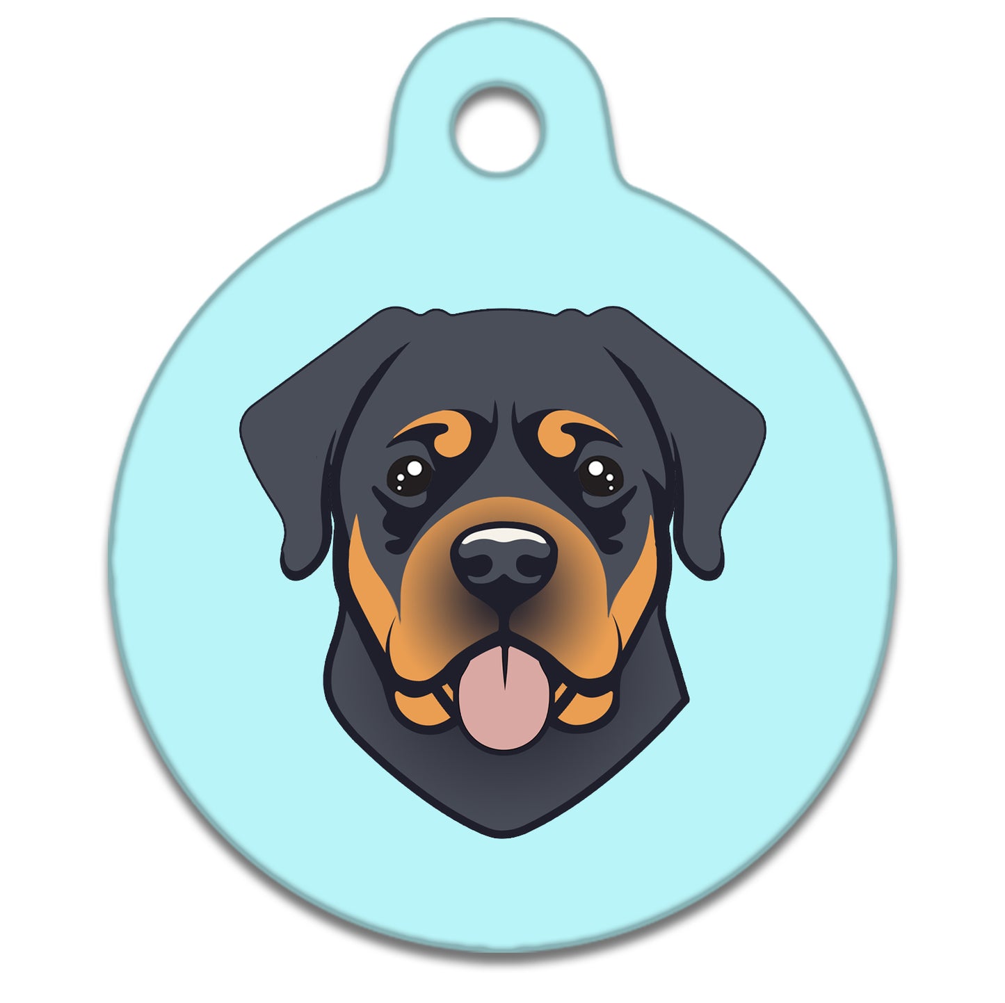 19mm Diameter Tiny Size - Rottweiler Dog