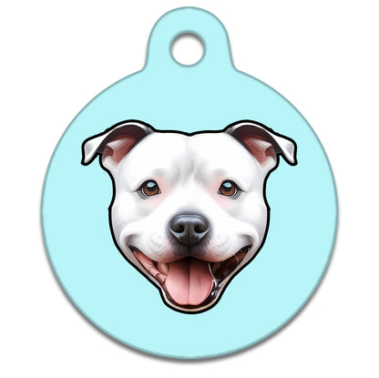 31mm Diameter Medium Size - Staffie Dog