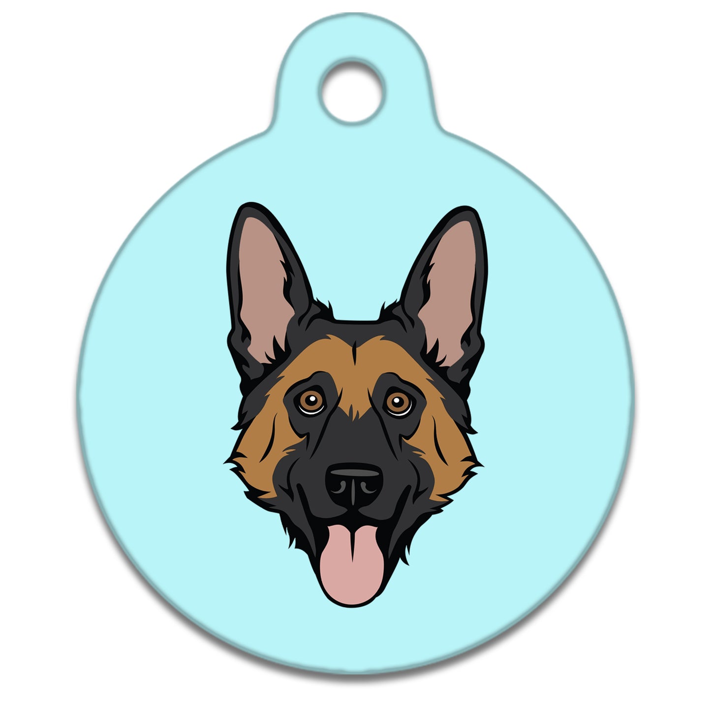 19mm Diameter Tiny Size - German Shepherd Dog