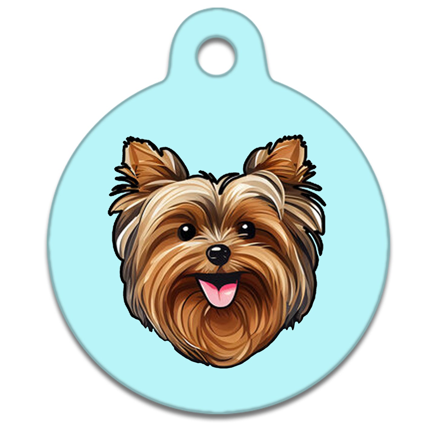 25mm Diameter Small Size - Yorkshire Terrier Dog