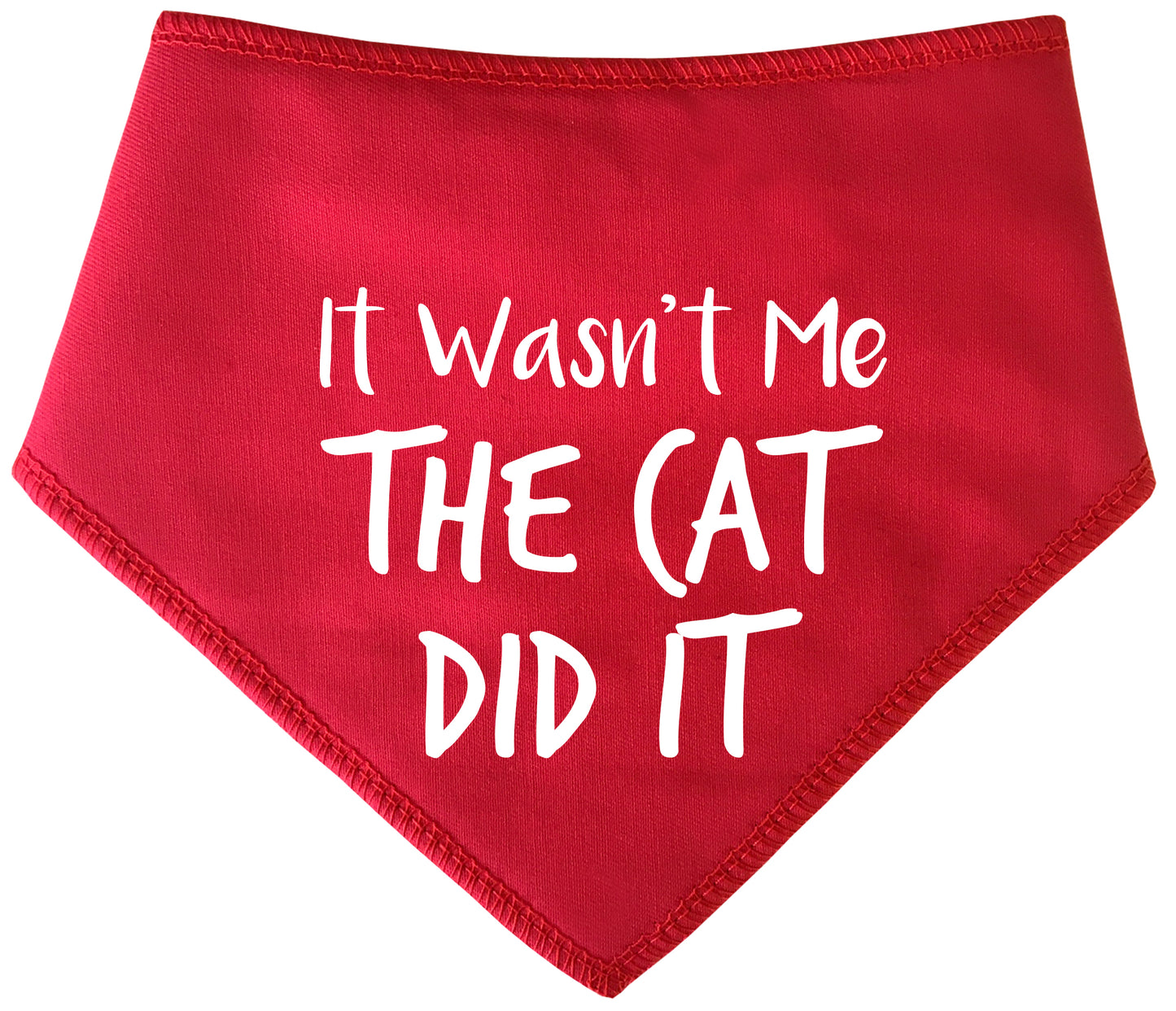 It Wasn't Me The Cat Did It Dog Bandana