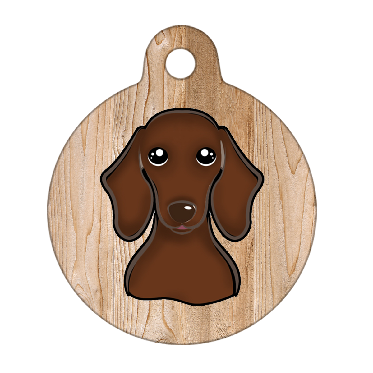 38mm Diameter Large Size - Dachshund Dog