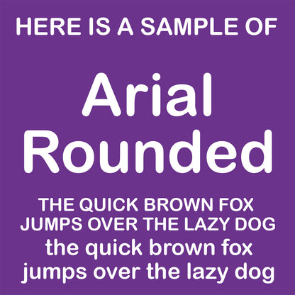 Purple Any Wording Dog Bandana With Font Choices