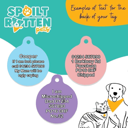 Purple - Pet ID Tag