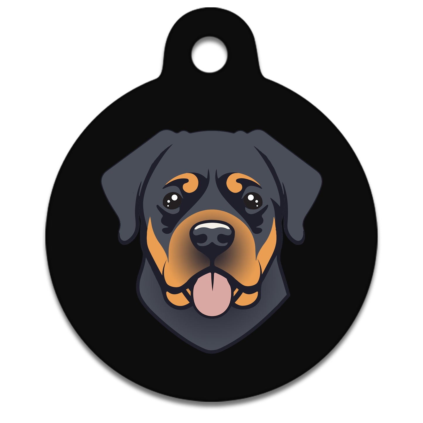 19mm Diameter Tiny Size - Rottweiler Dog