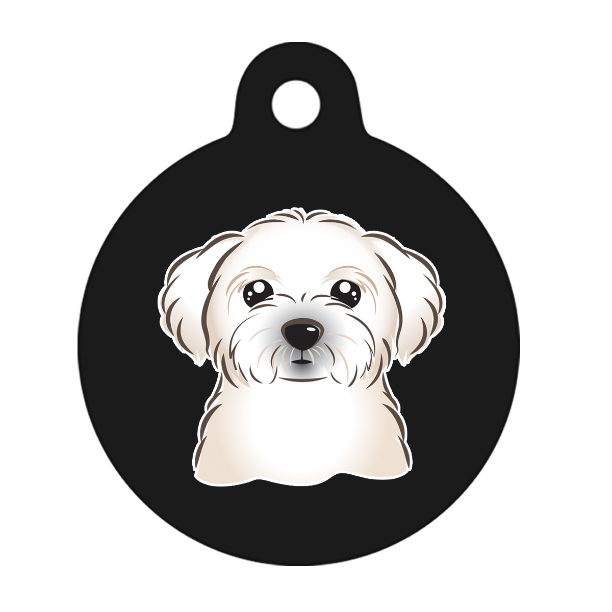 31mm Diameter Medium Size - Maltese Dog