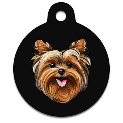 25mm Diameter Small Size - Yorkshire Terrier Dog