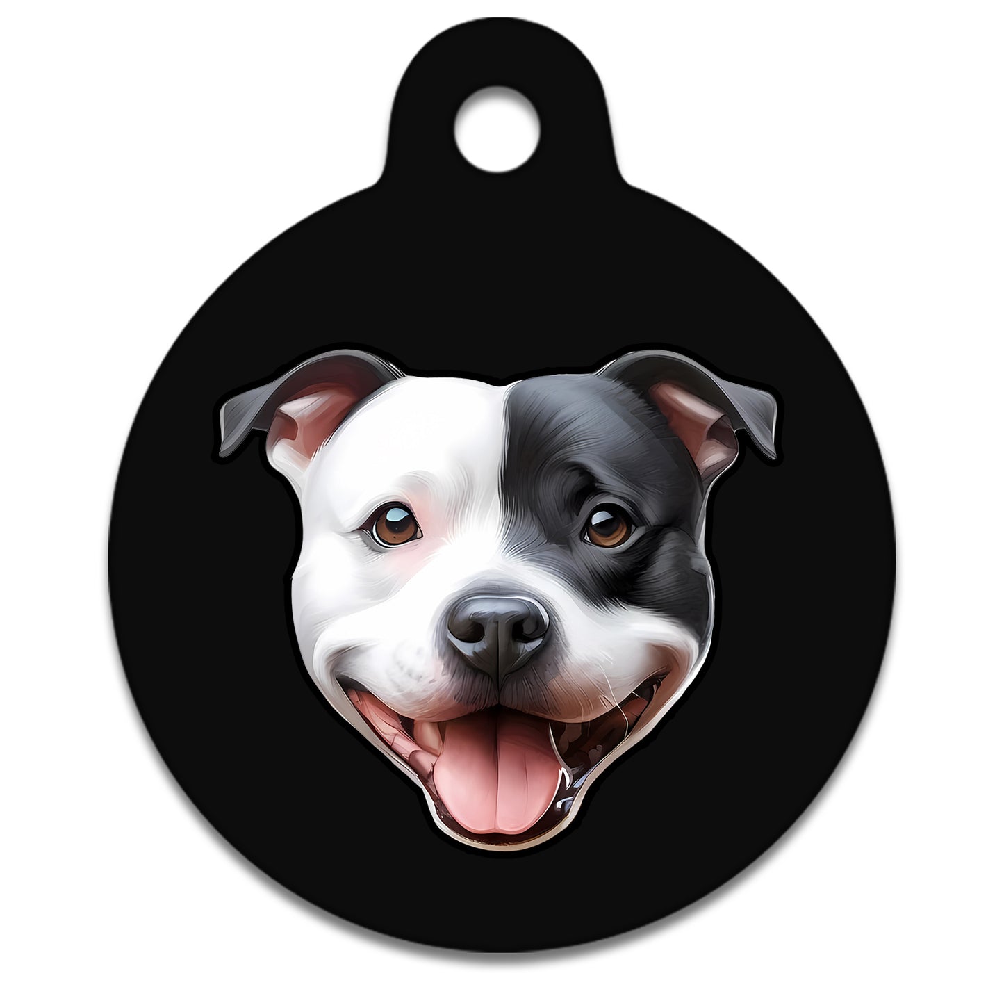 38mm Diameter Large Size - Staffie Dog