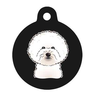 25mm Diameter Small Size - Bichon Frise Dog