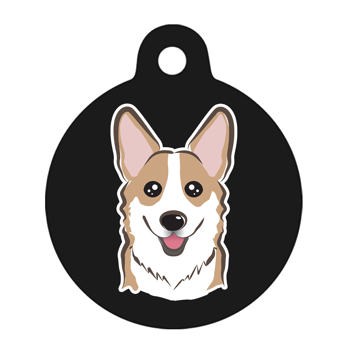 38mm Diameter Large Size - Corgi Dog