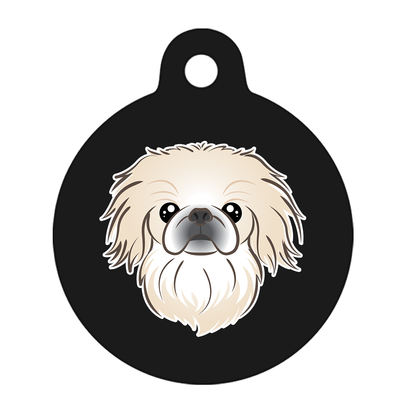 19mm Diameter Tiny Size - Pekingese Dog