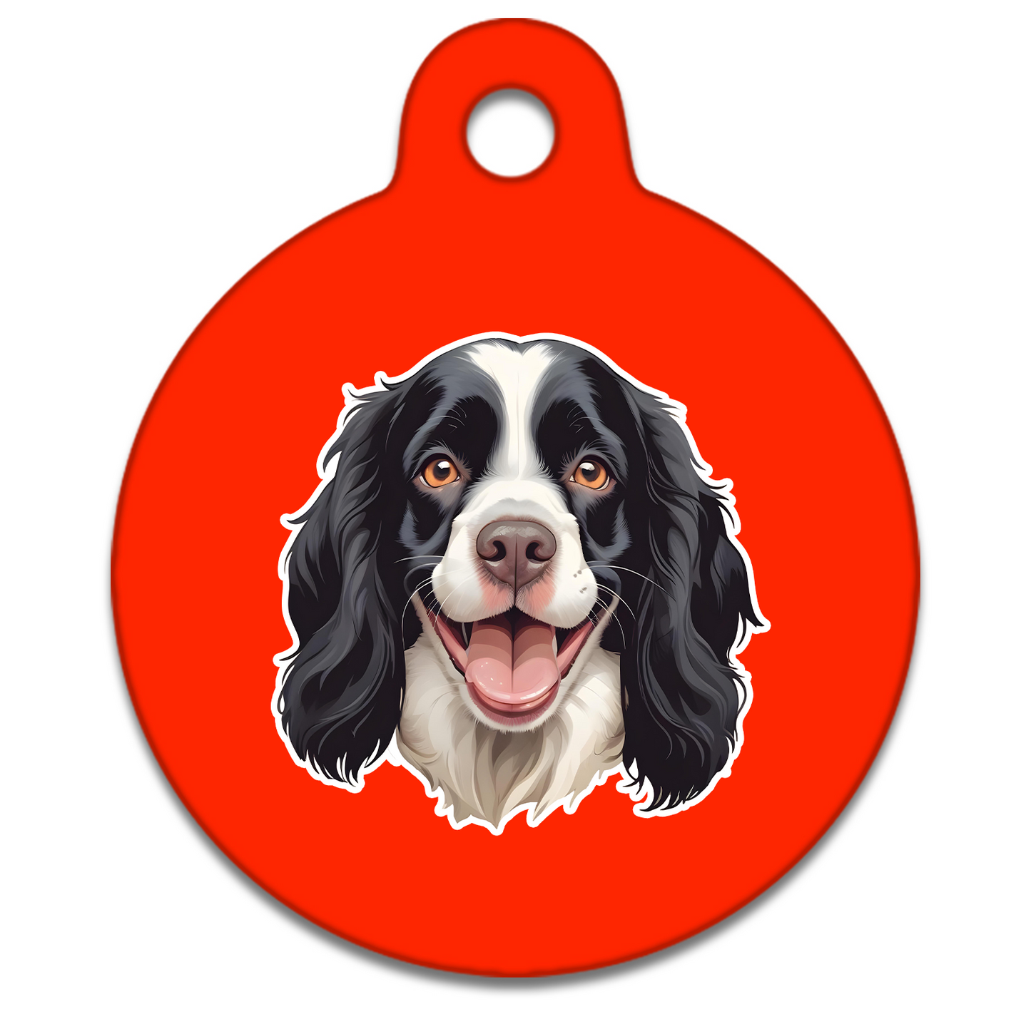 38mm Diameter Large Size - Cocker Spaniel Design