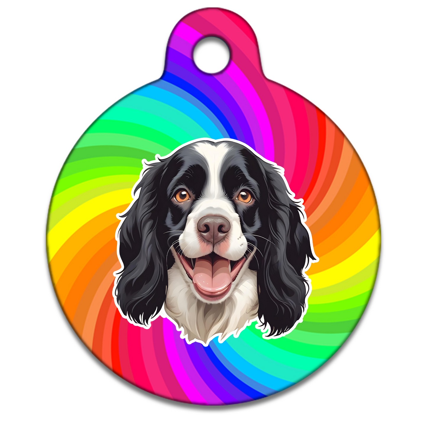 38mm Diameter Large Size - Cocker Spaniel Design