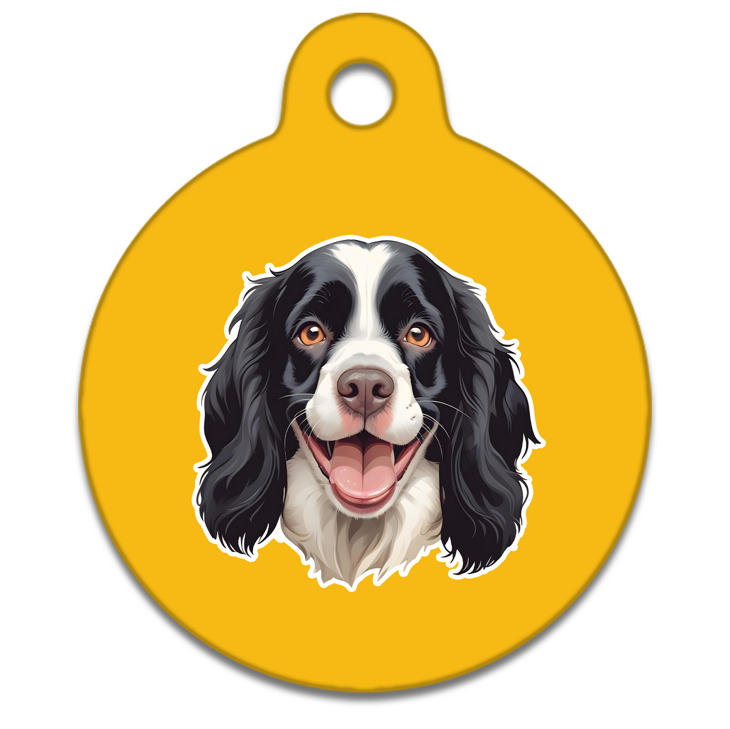 38mm Diameter Large Size - Cocker Spaniel Design