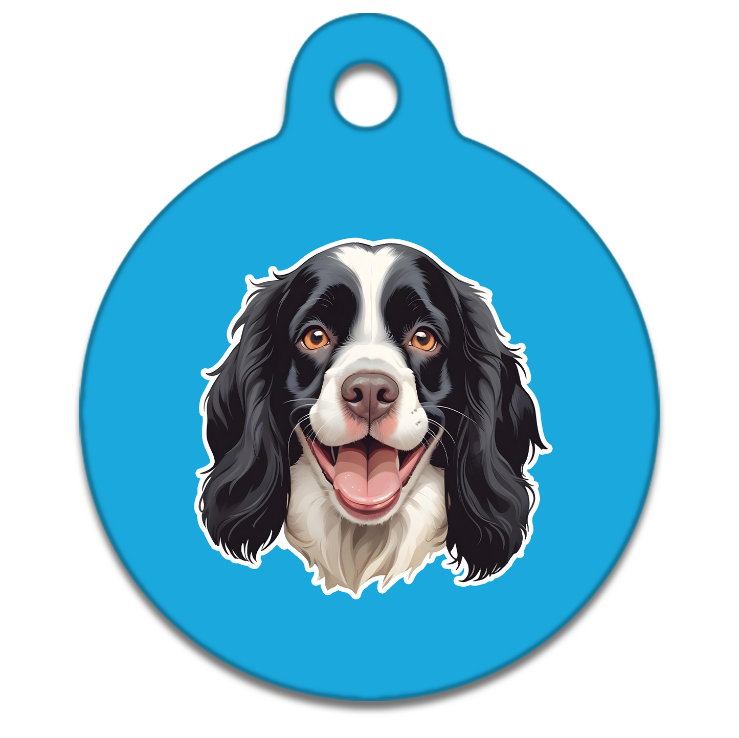 38mm Diameter Large Size - Cocker Spaniel Design