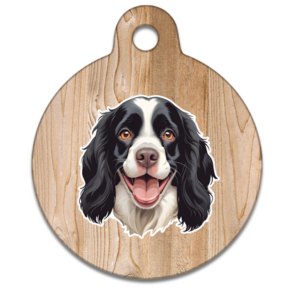 38mm Diameter Large Size - Cocker Spaniel Design