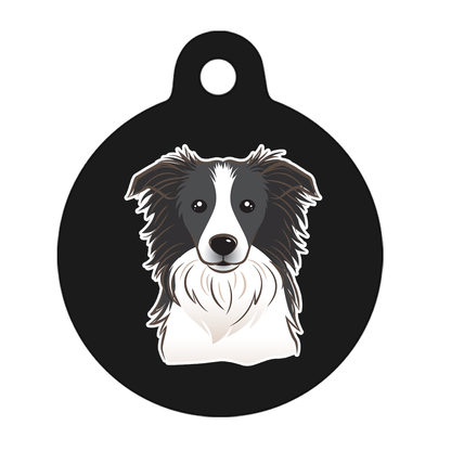 38mm Diameter Large Size - Border Collie Dog