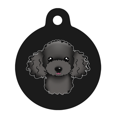 19mm Diameter Tiny Size - Poodle Design