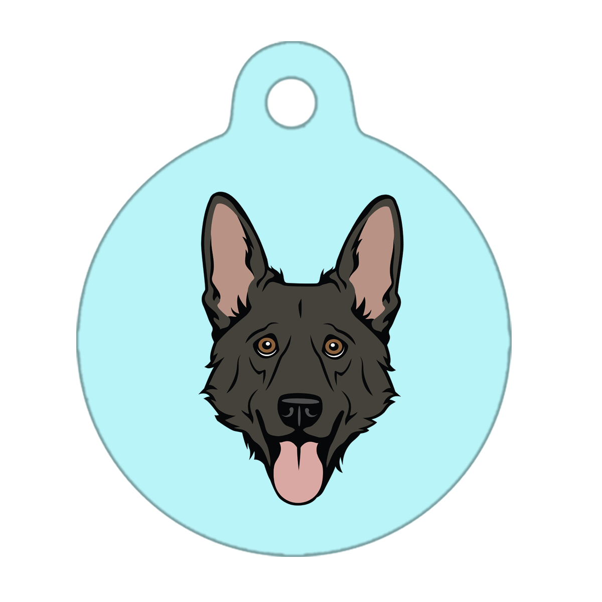 25mm Diameter Small Size - German Shepherd Dog