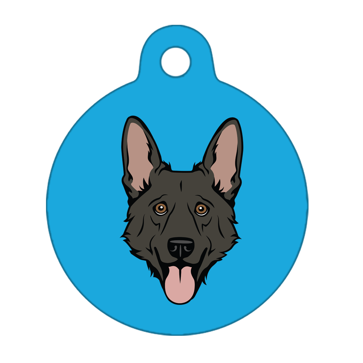 25mm Diameter Small Size - German Shepherd Dog