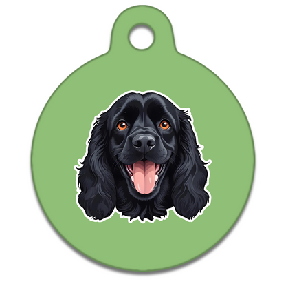 19mm Diameter Tiny Size - Cocker Spaniel Design