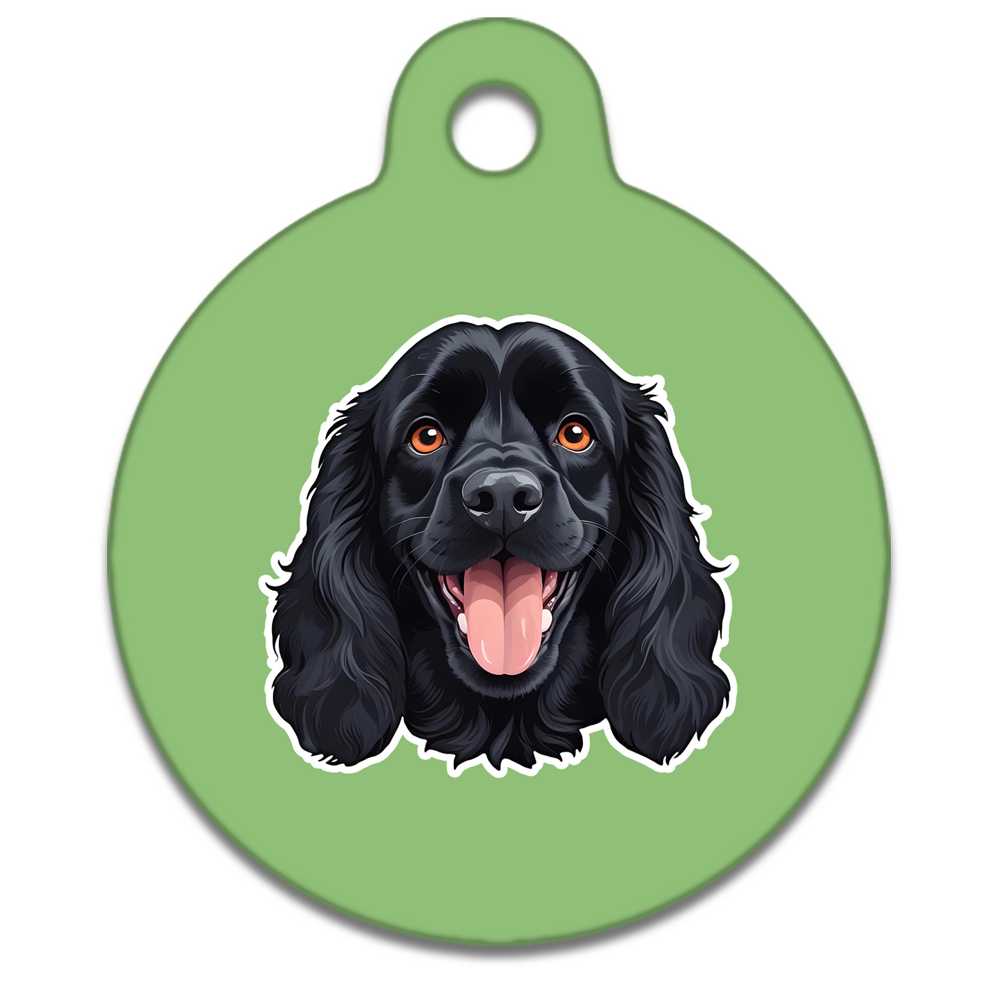 38mm Diameter Large Size - Cocker Spaniel Design