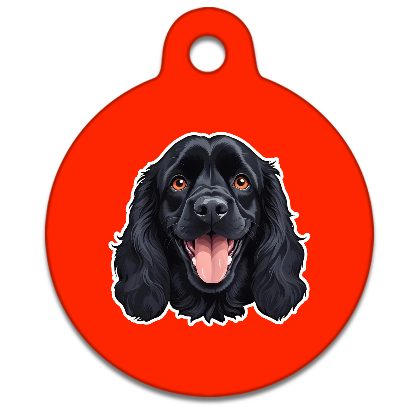 19mm Diameter Tiny Size - Cocker Spaniel Design