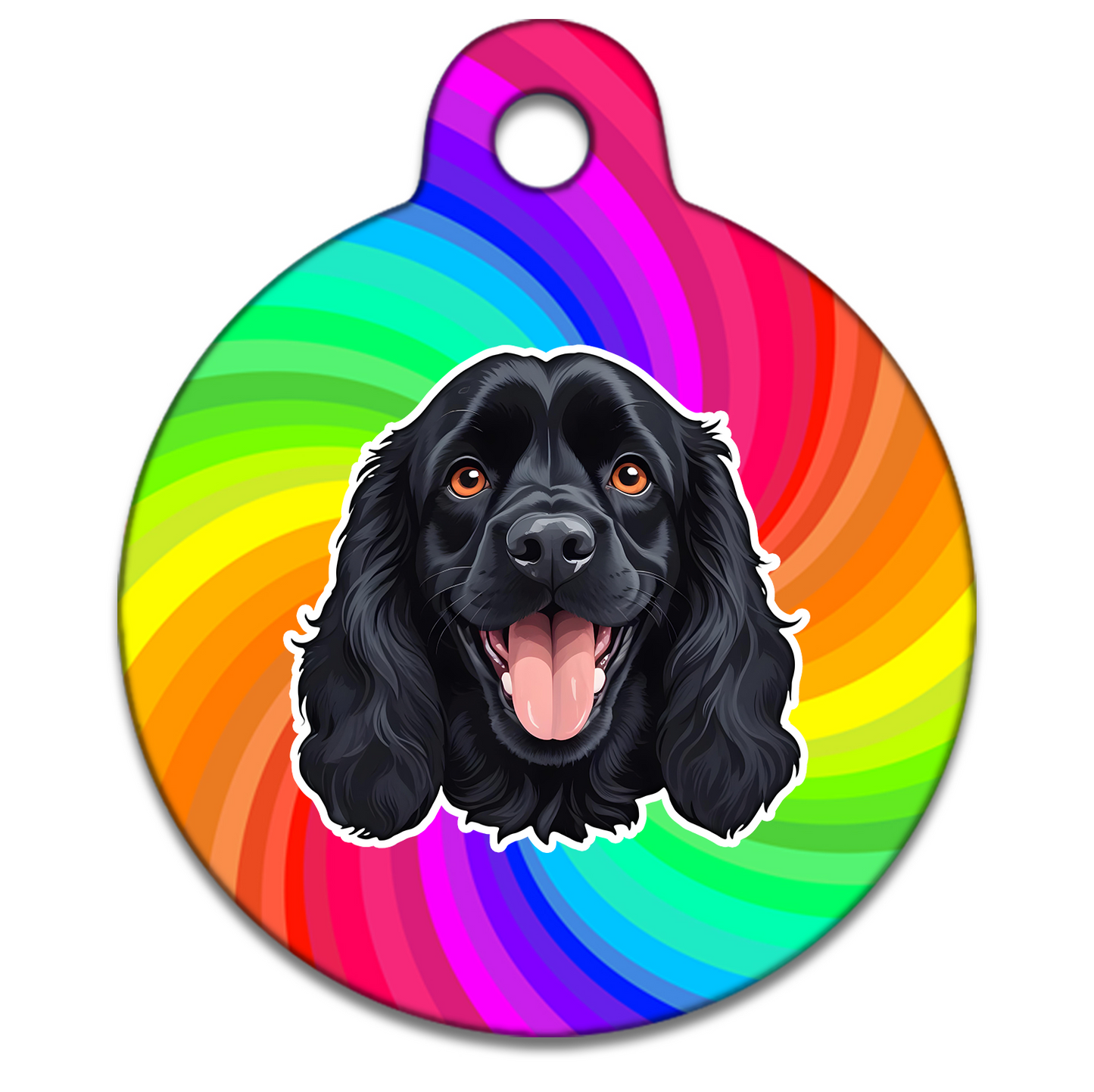 19mm Diameter Tiny Size - Cocker Spaniel Design