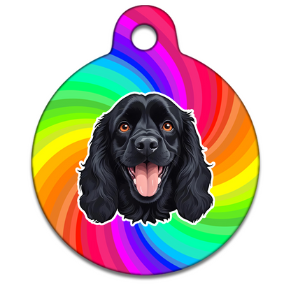 38mm Diameter Large Size - Cocker Spaniel Design