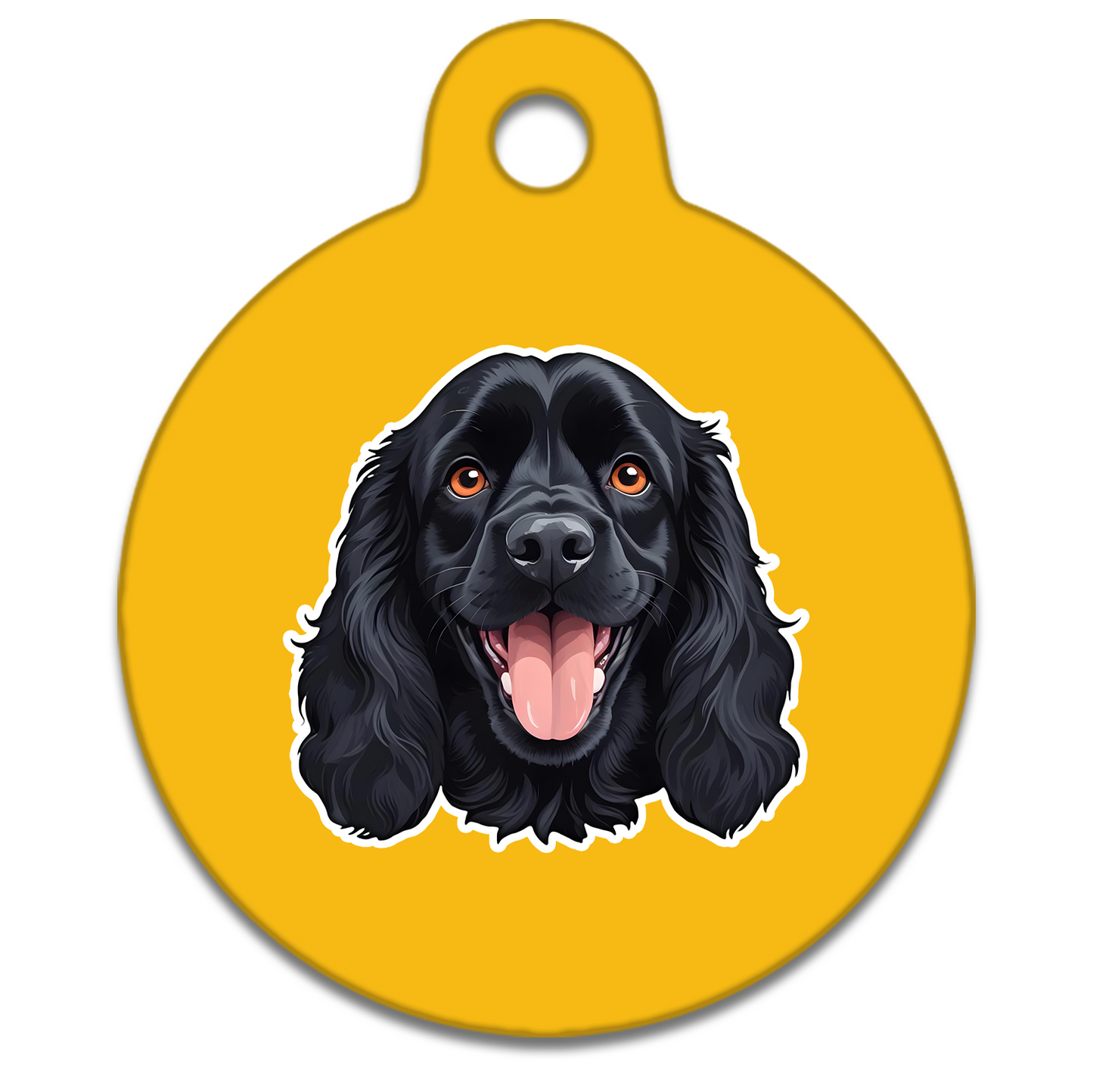 31mm Diameter Medium Size - Cocker Spaniel Design