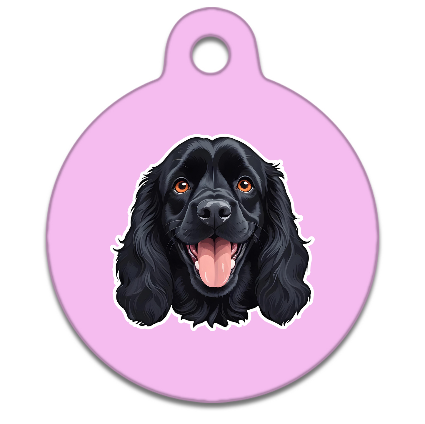 19mm Diameter Tiny Size - Cocker Spaniel Design