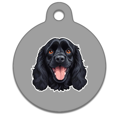 19mm Diameter Tiny Size - Cocker Spaniel Design