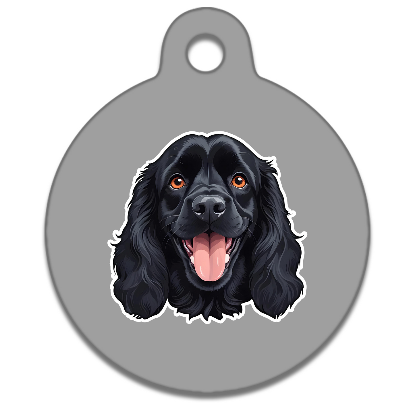 38mm Diameter Large Size - Cocker Spaniel Design