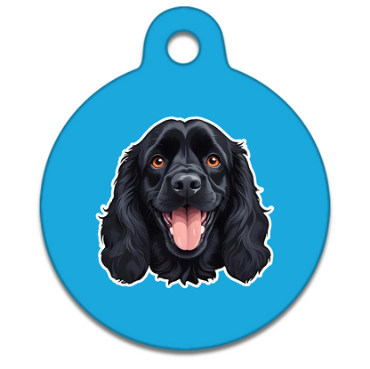 38mm Diameter Large Size - Cocker Spaniel Design